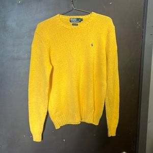 Yellow POLO by Ralph Lauren Sweater-men's medium